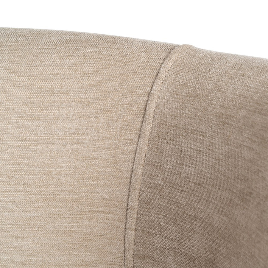 SILLA TAUPE TEJIDO 58 X 55 X 76 CM