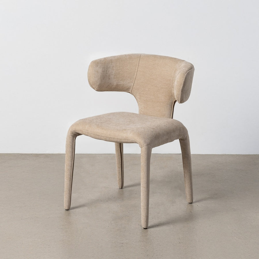 SILLA TAUPE TEJIDO 58 X 55 X 76 CM