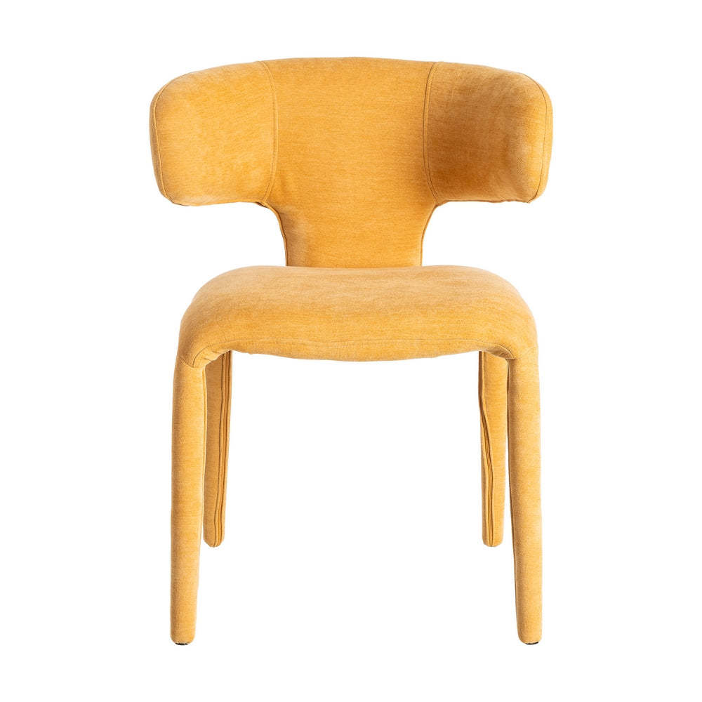 SILLA MOSTAZA TEJIDO 58 X 55 X 76 CM