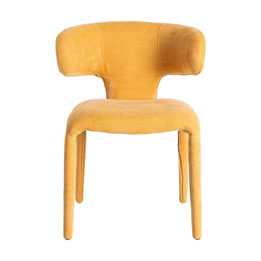 SILLA MOSTAZA TEJIDO 58 X 55 X 76 CM