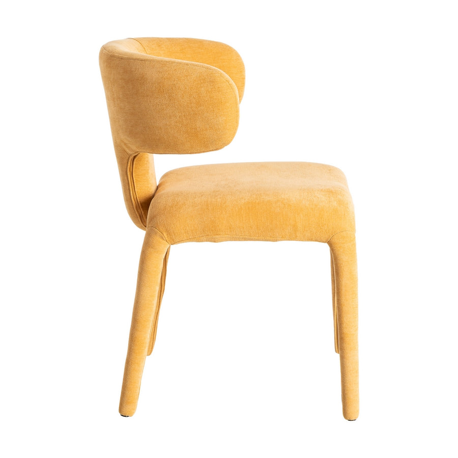 SILLA MOSTAZA TEJIDO 58 X 55 X 76 CM