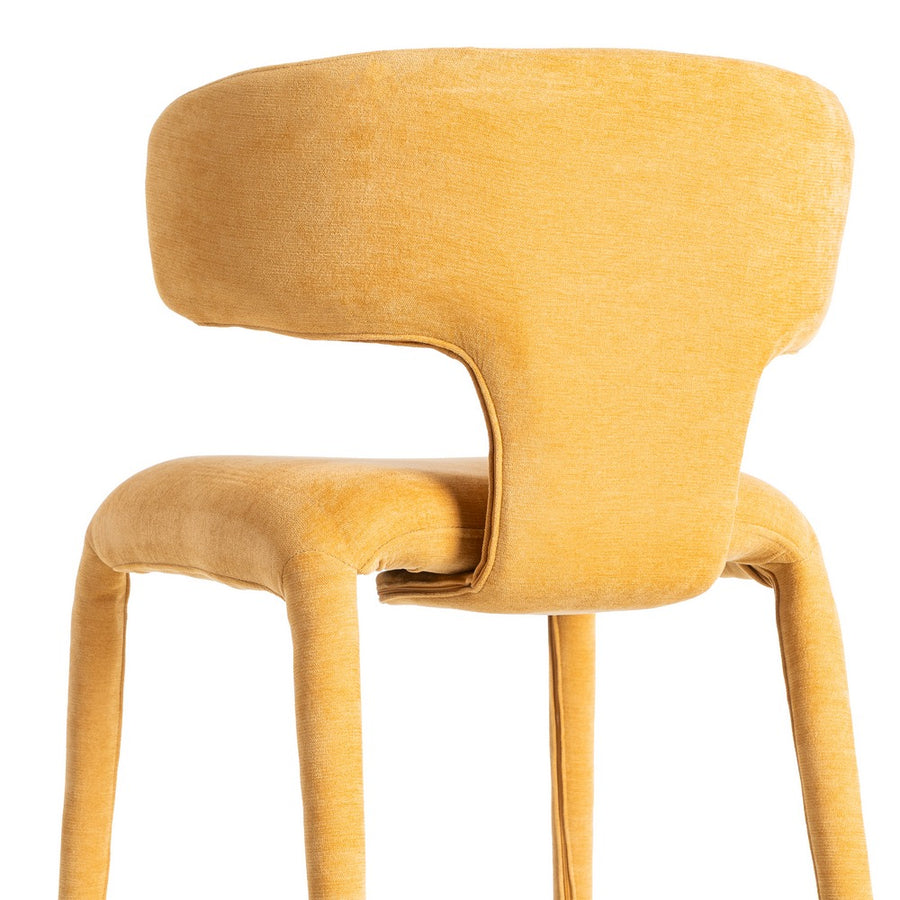 SILLA MOSTAZA TEJIDO 58 X 55 X 76 CM