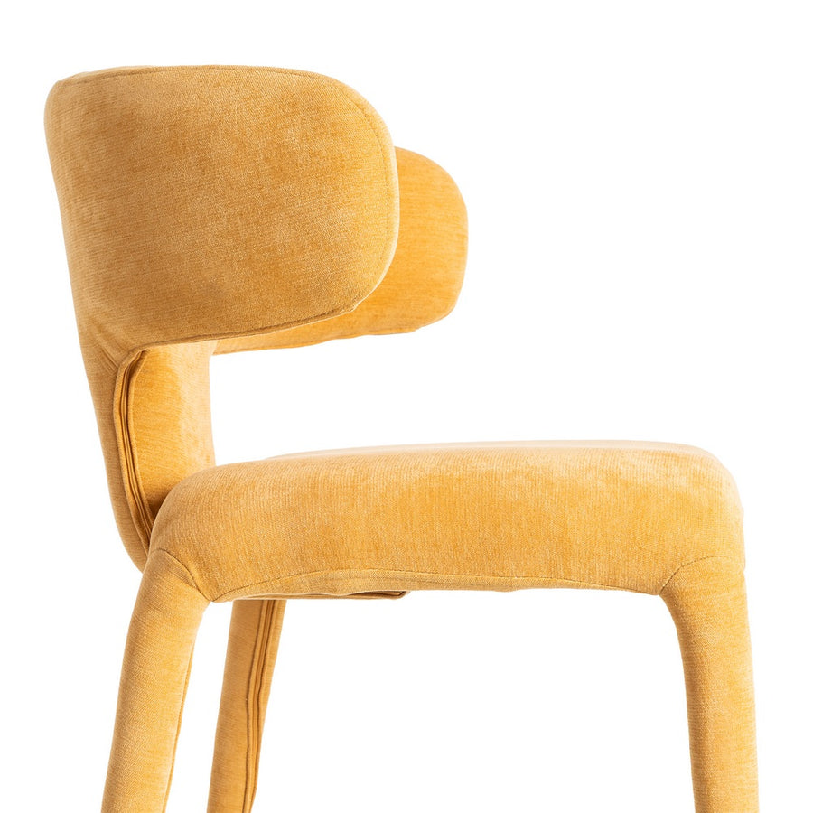 SILLA MOSTAZA TEJIDO 58 X 55 X 76 CM