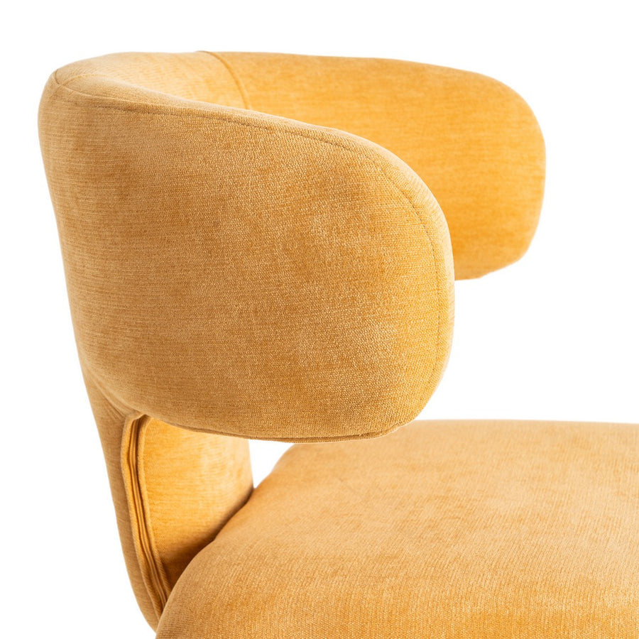 SILLA MOSTAZA TEJIDO 58 X 55 X 76 CM