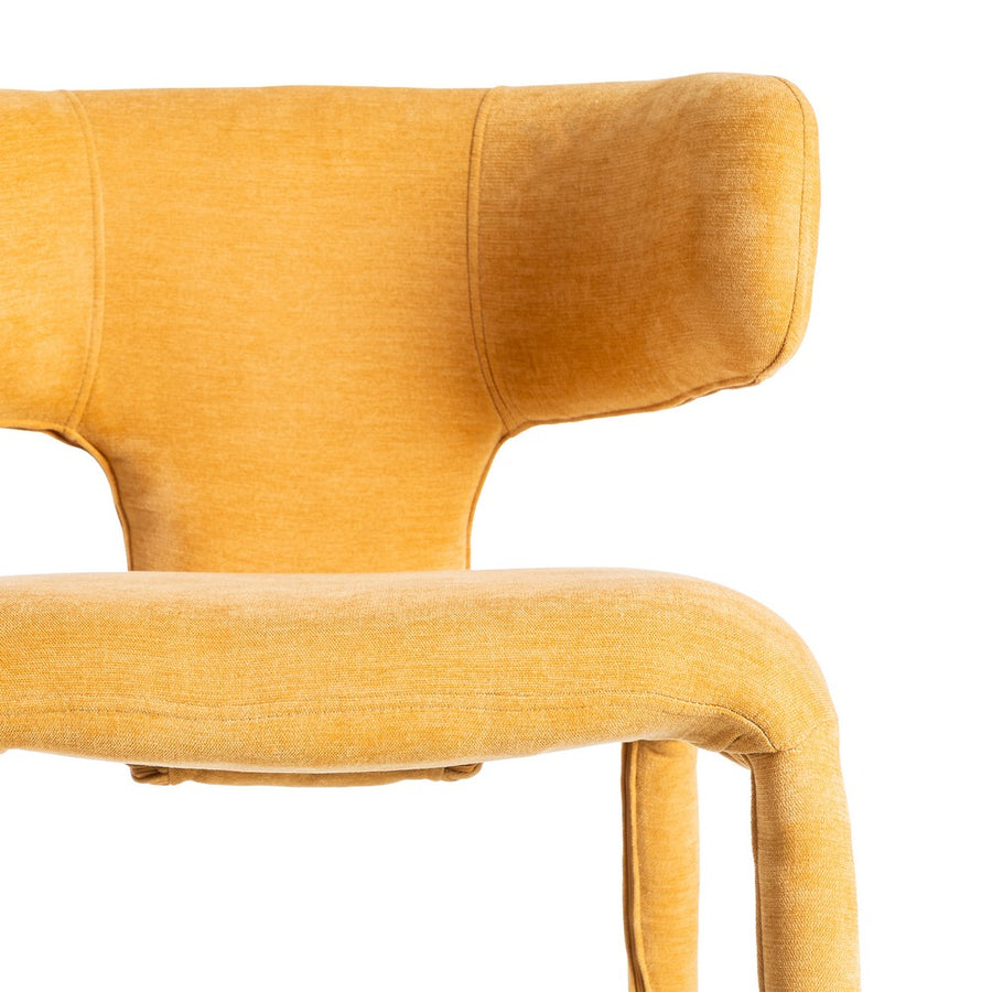 SILLA MOSTAZA TEJIDO 58 X 55 X 76 CM