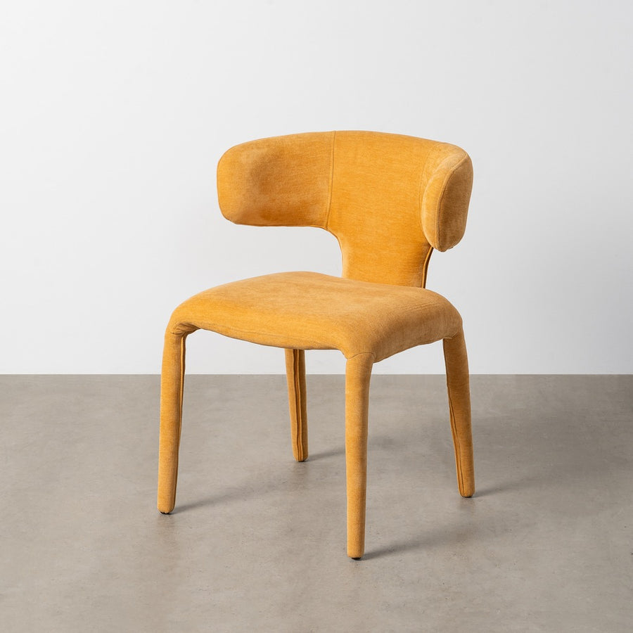 SILLA MOSTAZA TEJIDO 58 X 55 X 76 CM