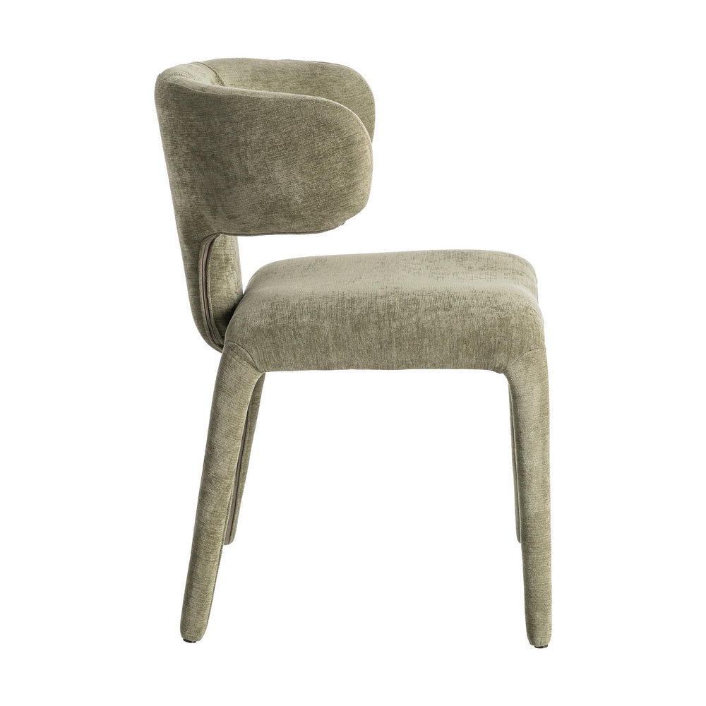 SILLA VERDE TEJIDO 58 X 55 X 76 CM