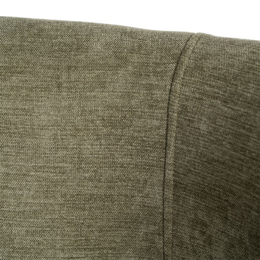 GREEN FABRIC CHAIR 58 X 55 X 76 CM