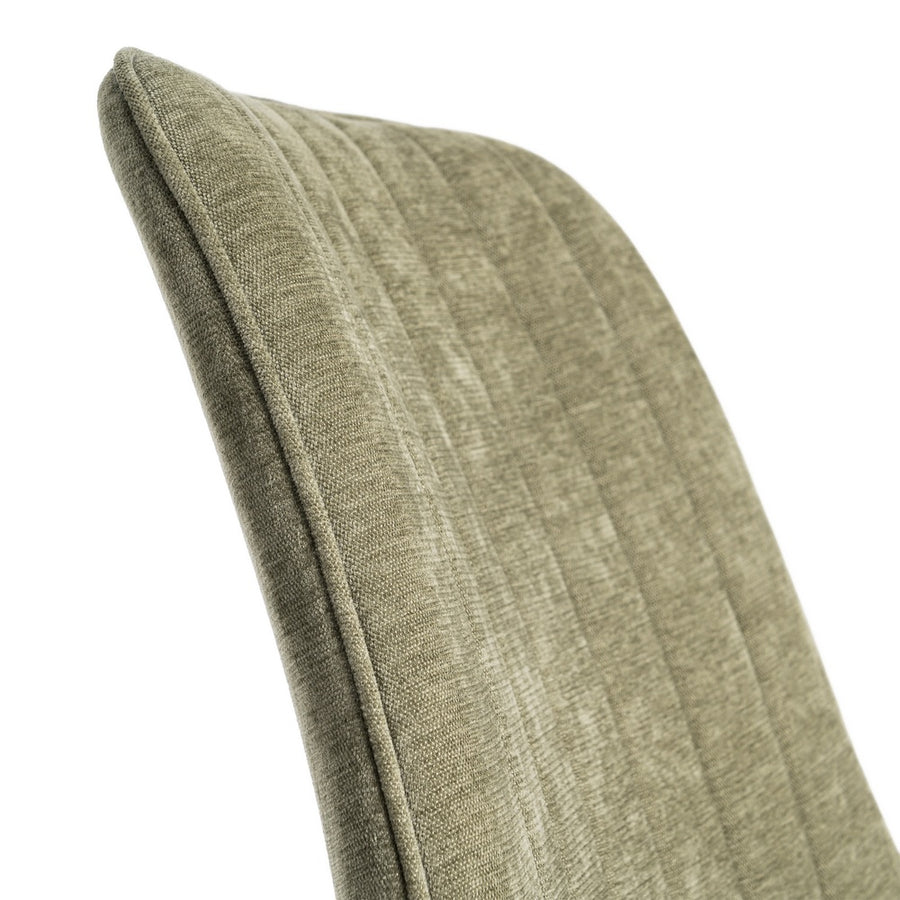 SILLA VERDE TEJIDO-METAL CONTRACT 50 X 60 X 85 CM