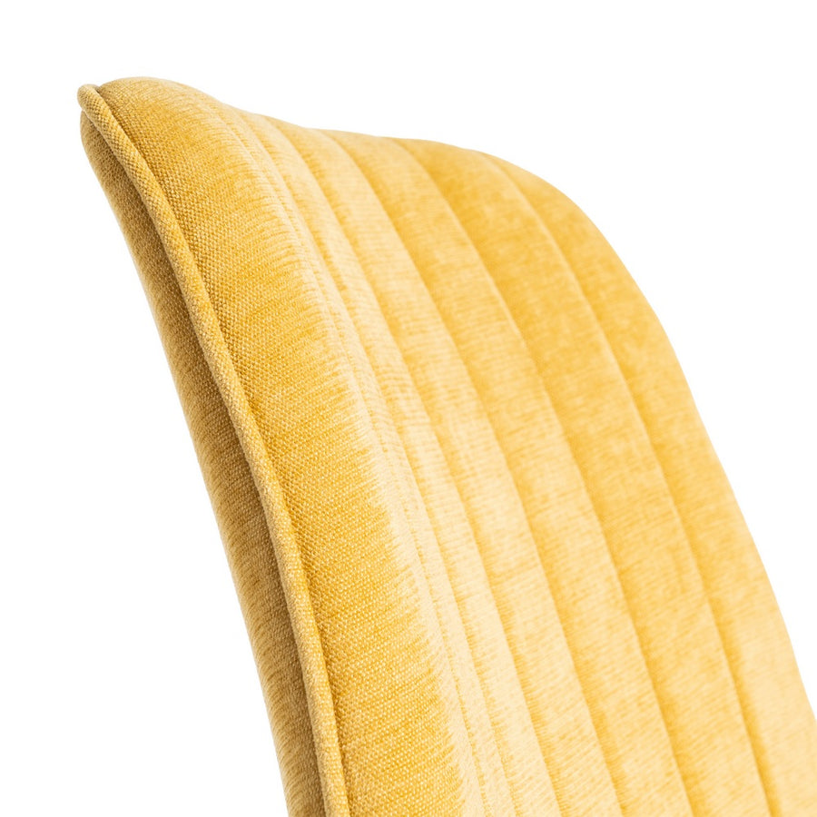 SILLA AMARILLO TEJIDO-METAL CONTRACT 50 X 60 X 85 CM