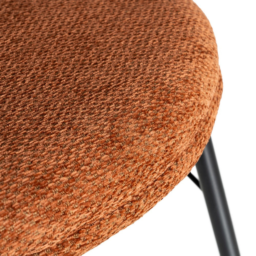 SILLA TERRACOTA TEJIDO-METAL SALÓN 57 X 53 X 75 CM