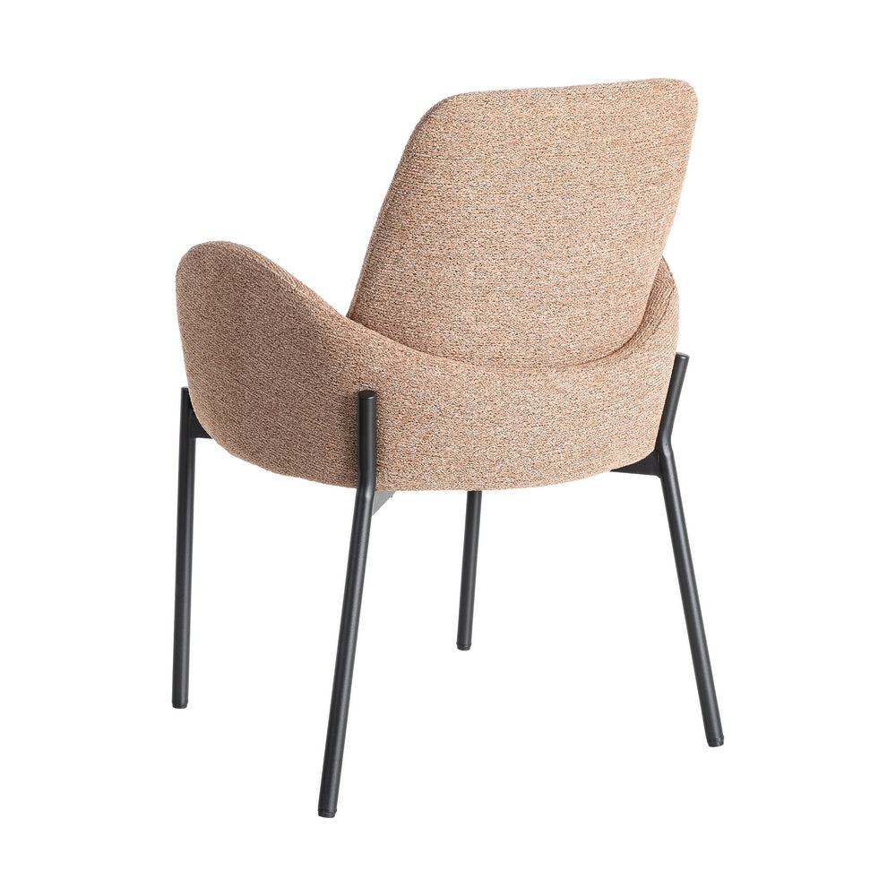 SILLA JASPEADO ROSA TEJIDO-METAL SAL�N 56 X 57 X 84 CM