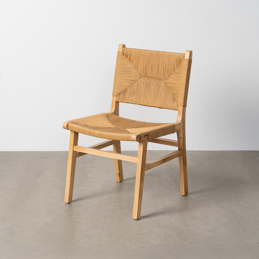 SILLA NATURAL MADERA 50 X 59 X 86 CM