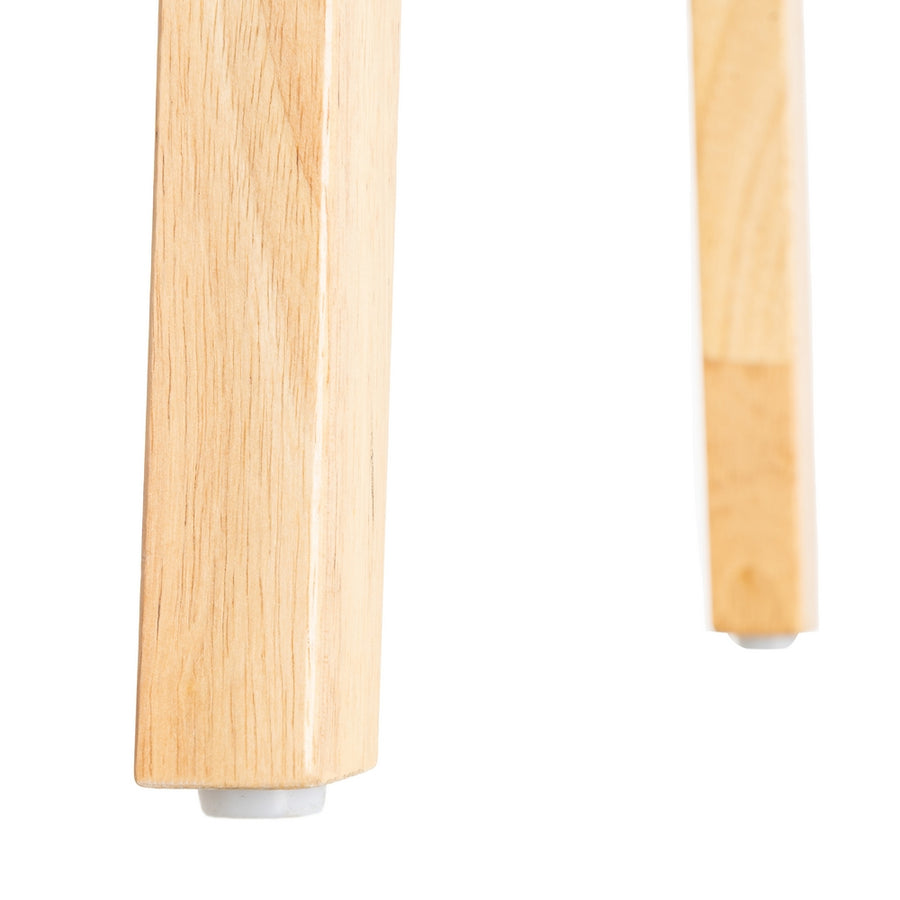 SILLA BRAZOS NATURAL MADERA 61 X 59 X 85 CM
