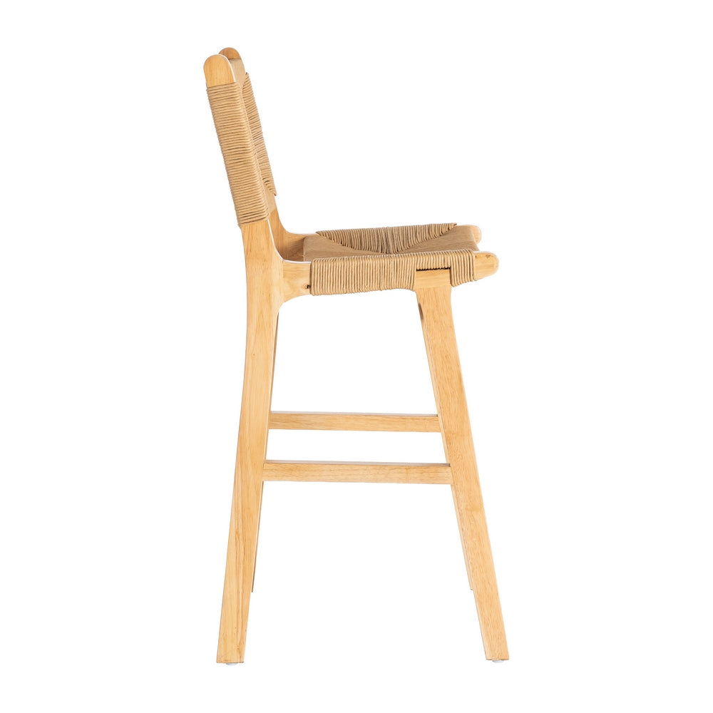 TABURETE NATURAL MADERA 45 X 46 X 94 CM