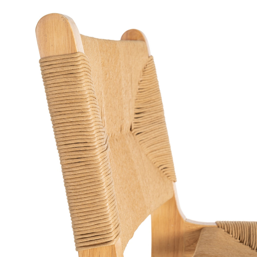 NATURAL WOOD STOOL 45 X 46 X 94 CM