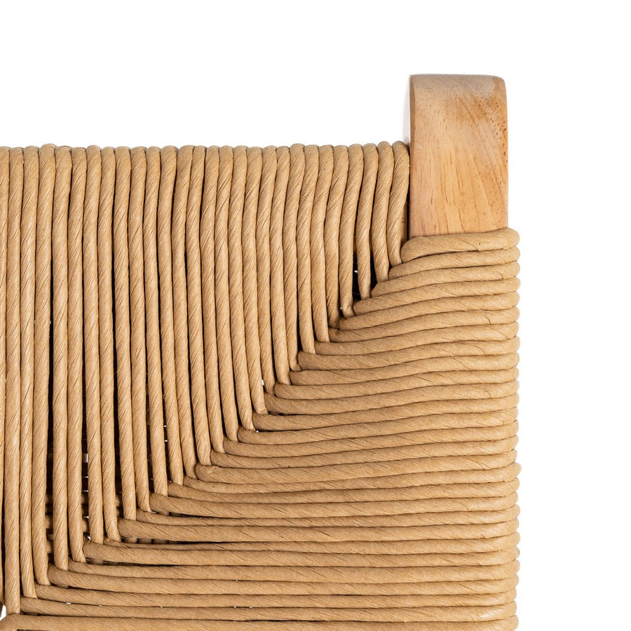 NATURAL WOOD STOOL 45 X 46 X 94 CM