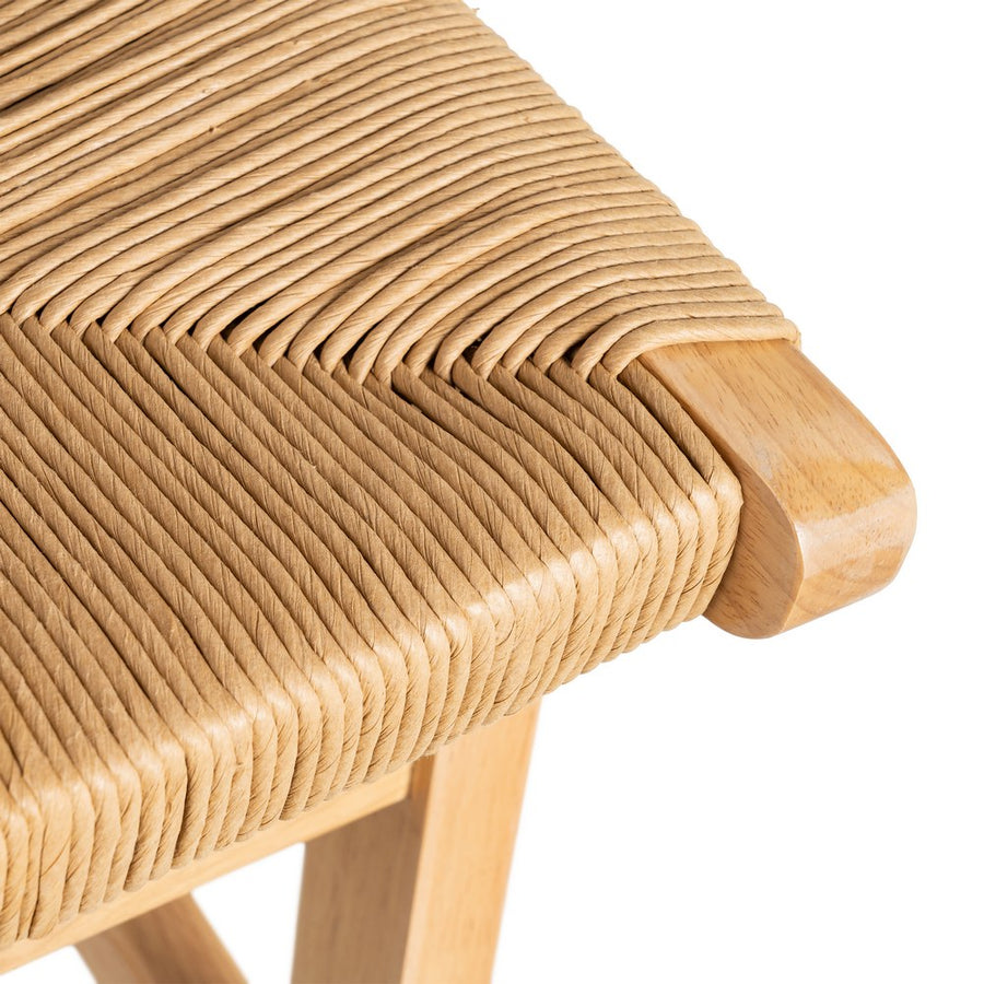 NATURAL WOOD STOOL 45 X 46 X 94 CM