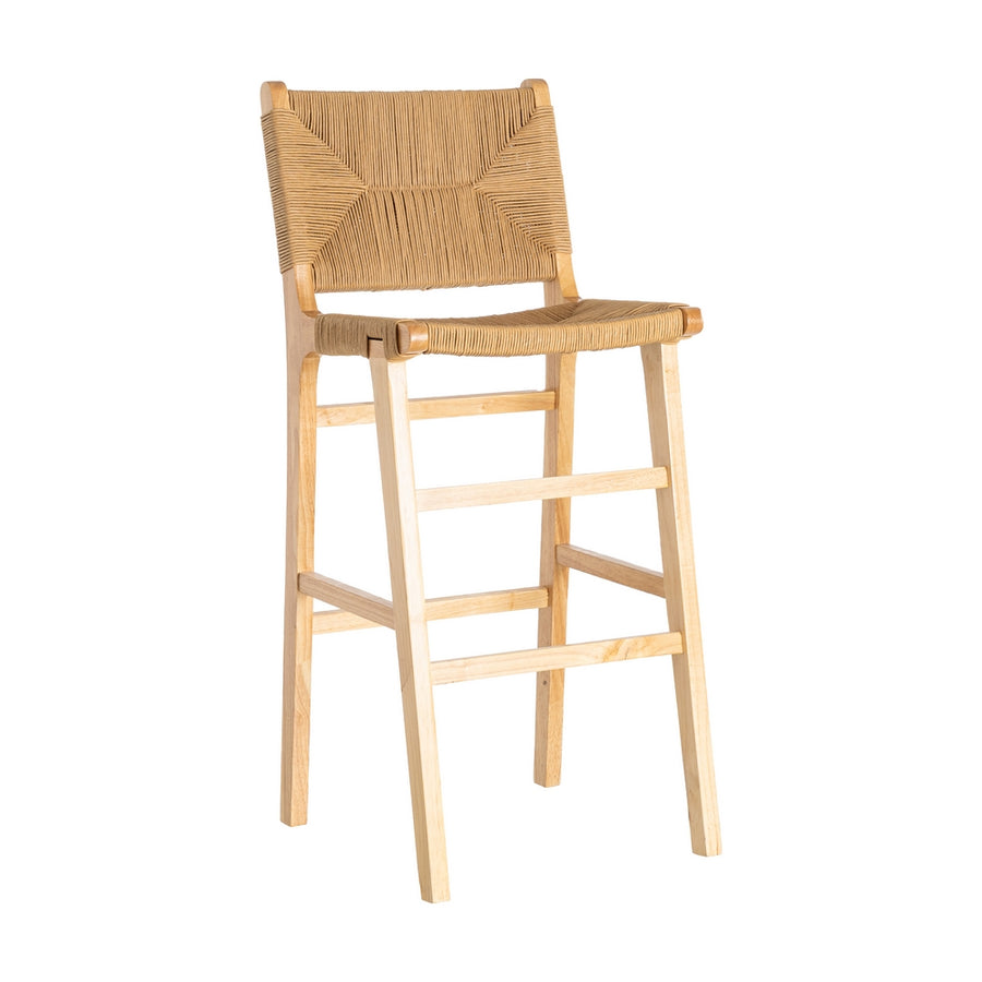 TABURETE NATURAL MADERA 45 X 46 X 106 CM