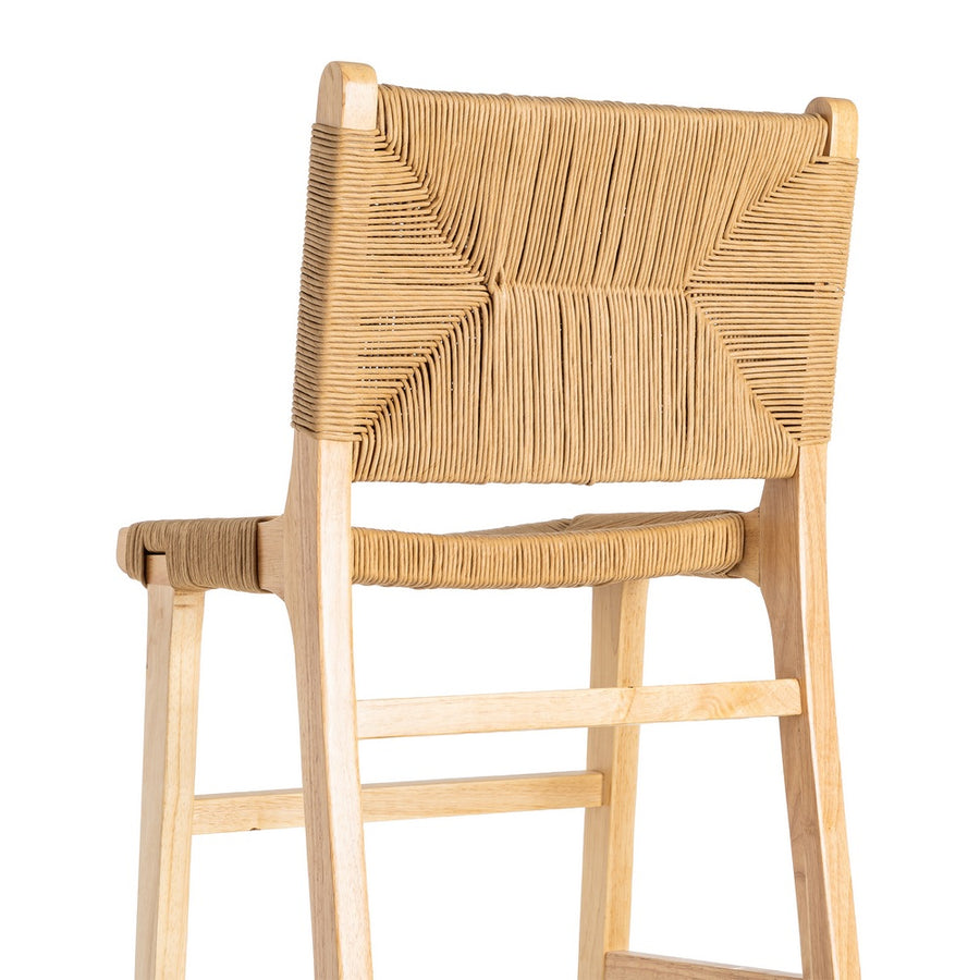 TABURETE NATURAL MADERA 45 X 46 X 106 CM