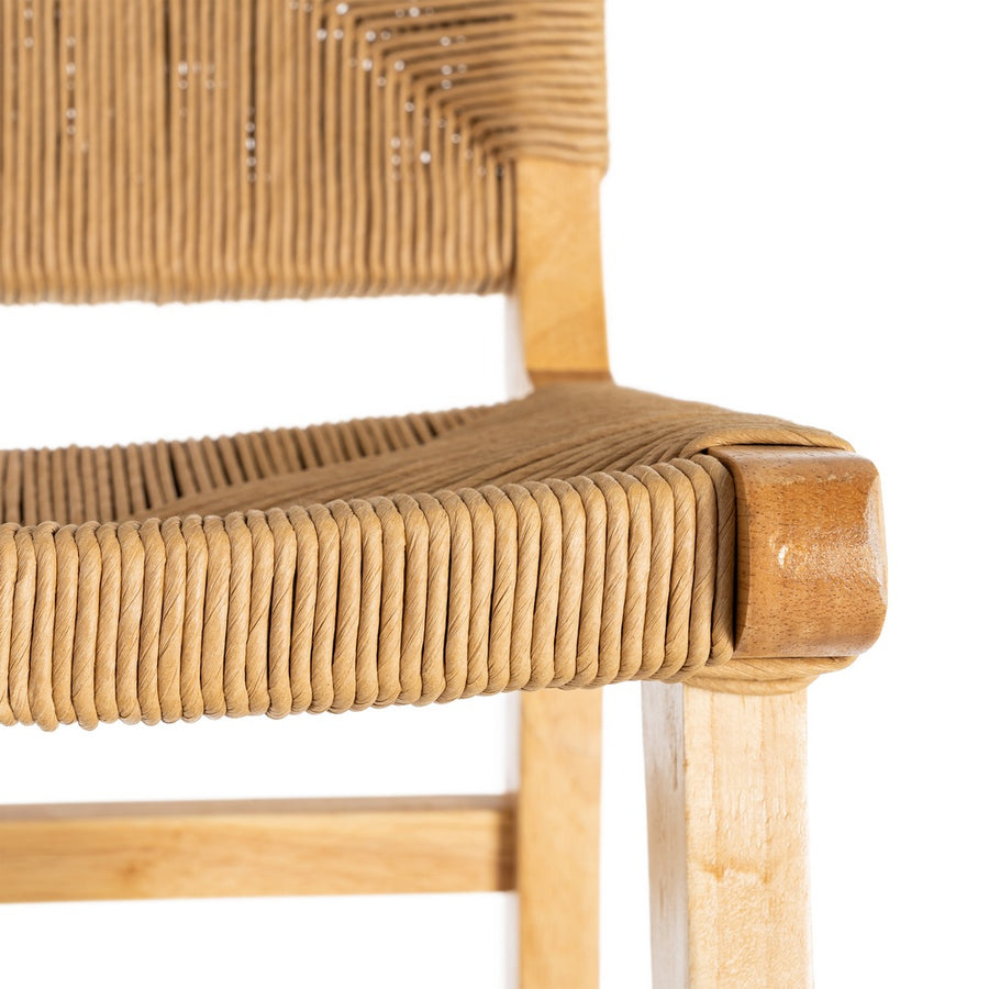 TABURETE NATURAL MADERA 45 X 46 X 106 CM