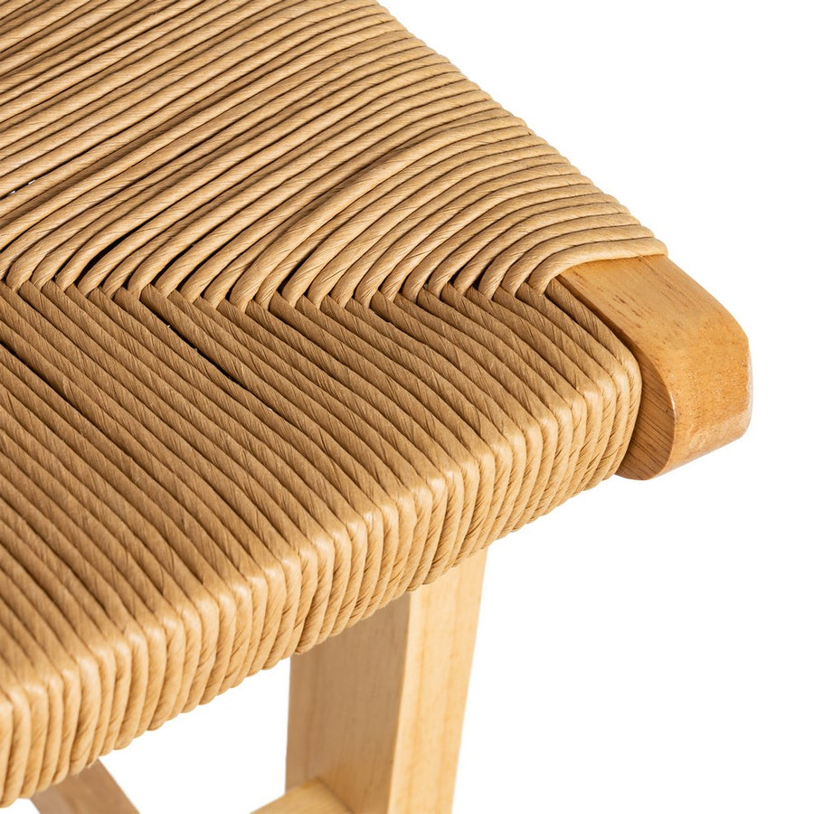 TABURETE NATURAL MADERA 45 X 46 X 106 CM