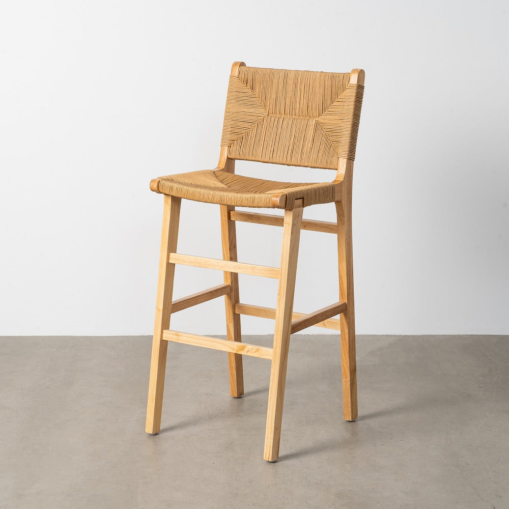 TABURETE NATURAL MADERA 45 X 46 X 106 CM