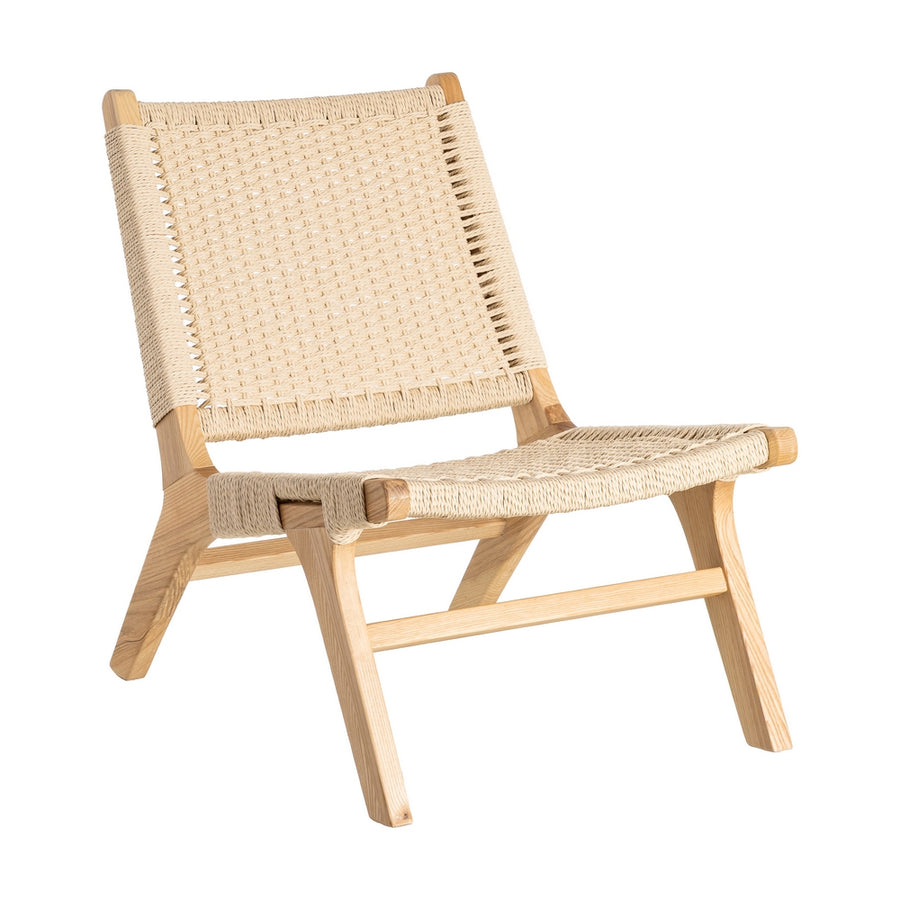 RELAX CHAIR NATURAL WOOD 55 X 79 X 78 CM