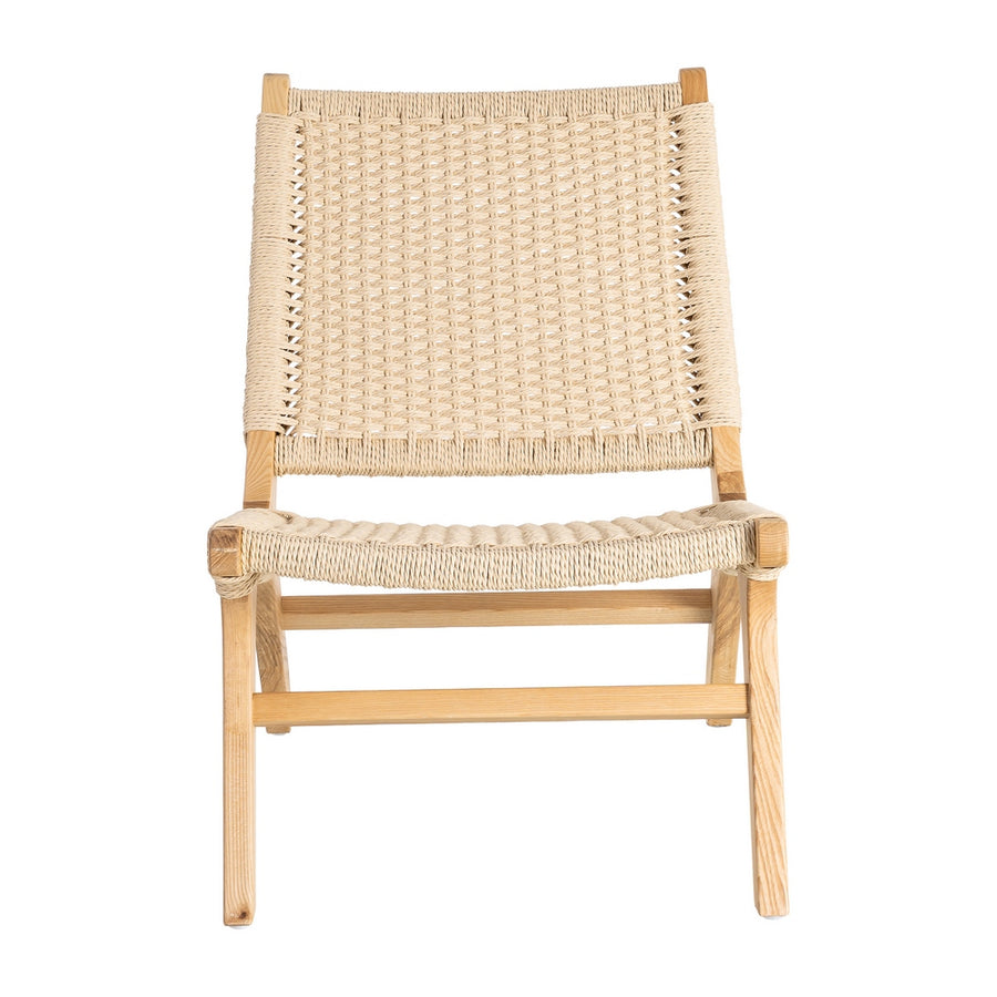 RELAX CHAIR NATURAL WOOD 55 X 79 X 78 CM