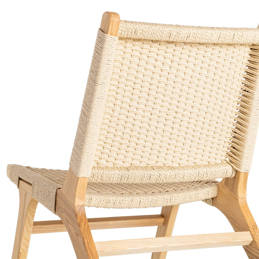 RELAX CHAIR NATURAL WOOD 55 X 79 X 78 CM