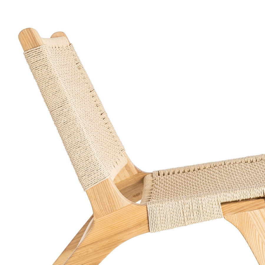 RELAX CHAIR NATURAL WOOD 55 X 79 X 78 CM