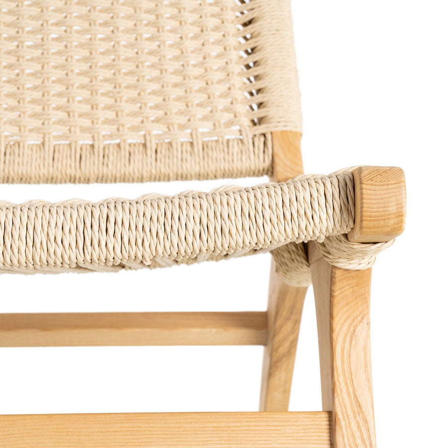 RELAX CHAIR NATURAL WOOD 55 X 79 X 78 CM
