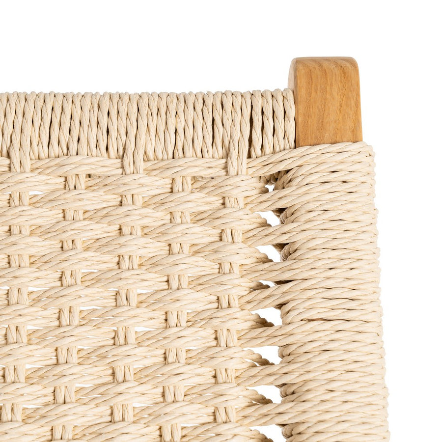 RELAX CHAIR NATURAL WOOD 55 X 79 X 78 CM