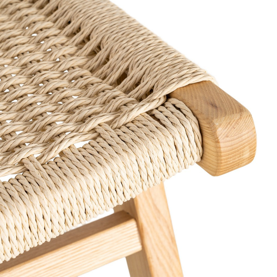 RELAX CHAIR NATURAL WOOD 55 X 79 X 78 CM