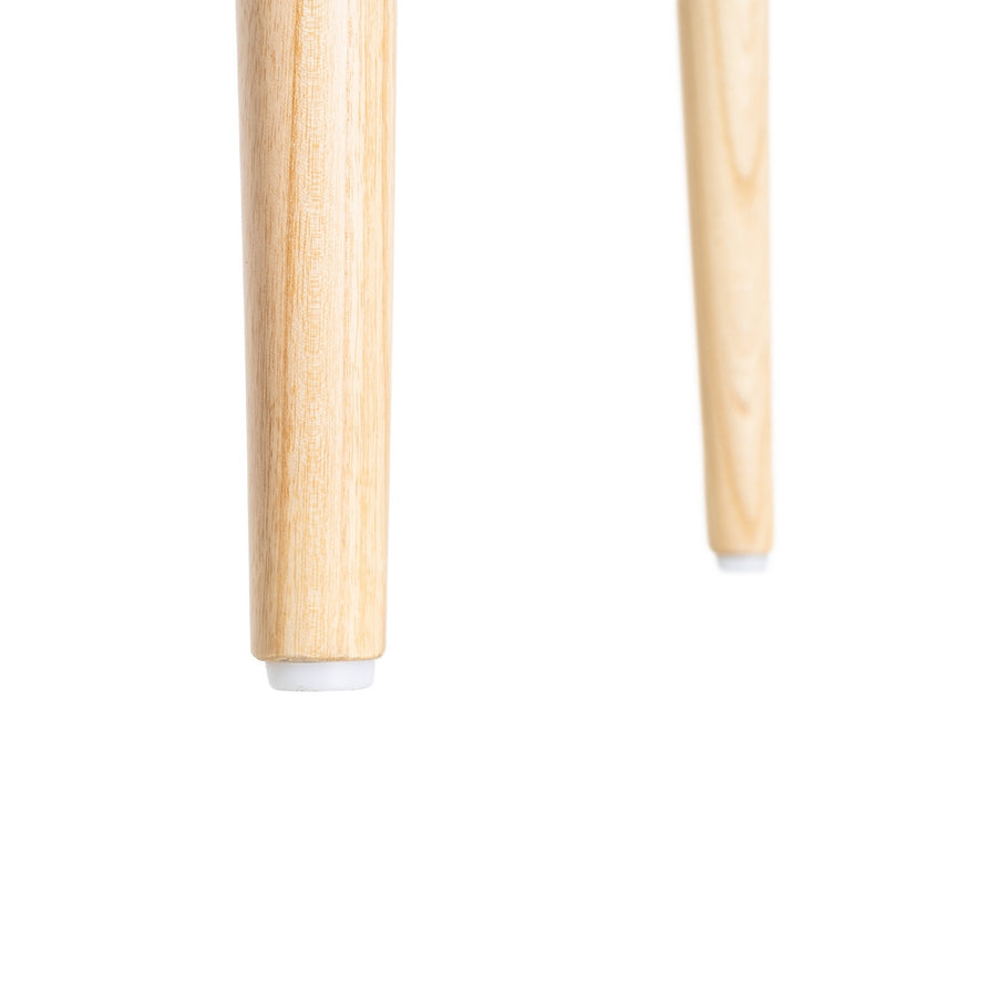 SILLA NATURAL-BEIGE MADERA 53 X 55 X 82 CM