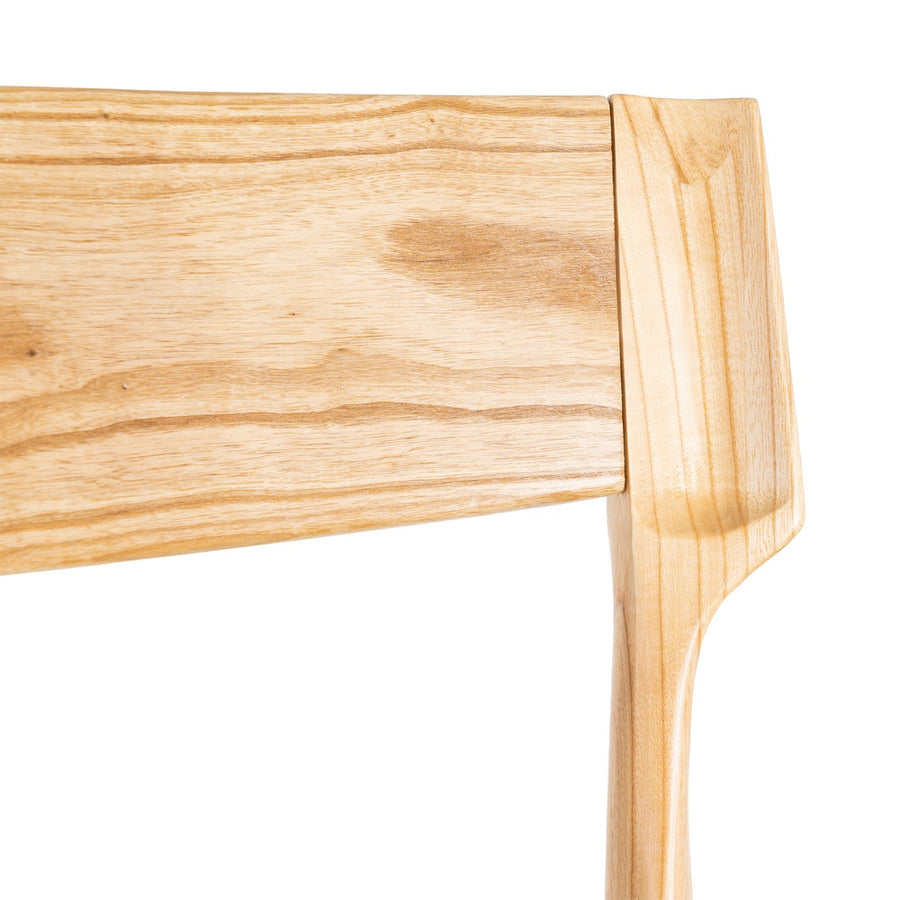 SILLA NATURAL-BEIGE MADERA 46 X 50 X 81 CM