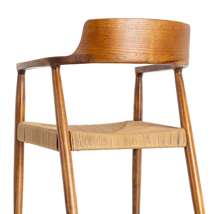 SILLA MARRÓN MADERA 57 X 57 X 78 CM