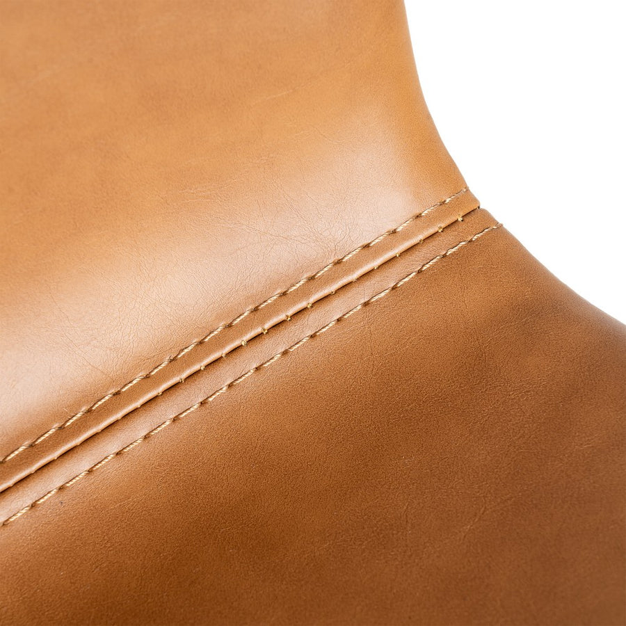 SILLA CAMEL METAL / SIMIL PIEL 45 X 47 X 81 CM