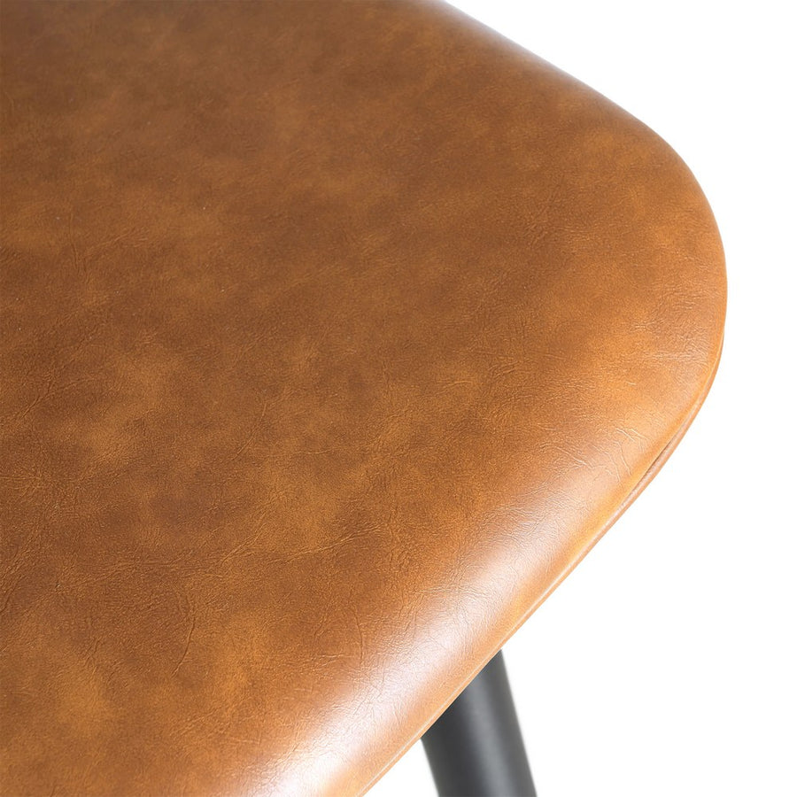 SILLA CAMEL METAL / SIMIL PIEL 45 X 47 X 81 CM