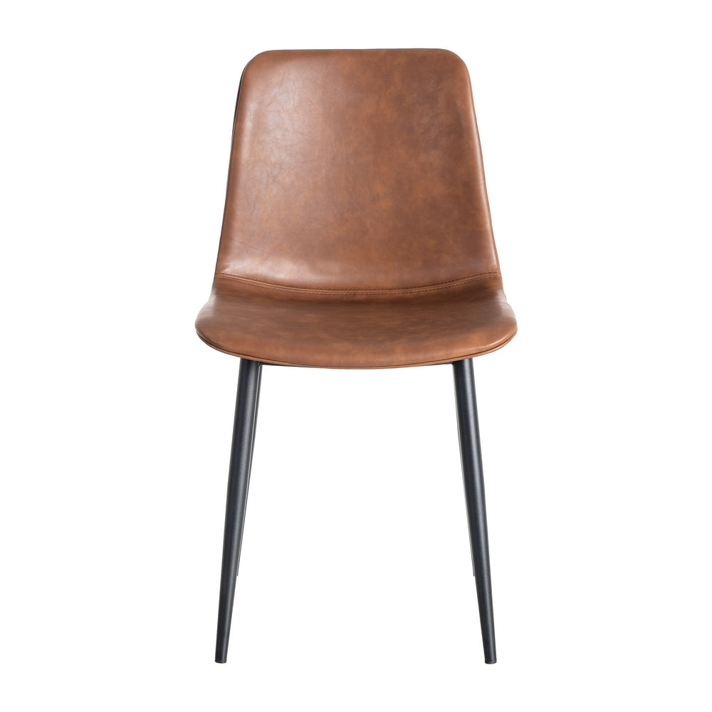 SILLA MARR�N METAL / SIMIL PIEL