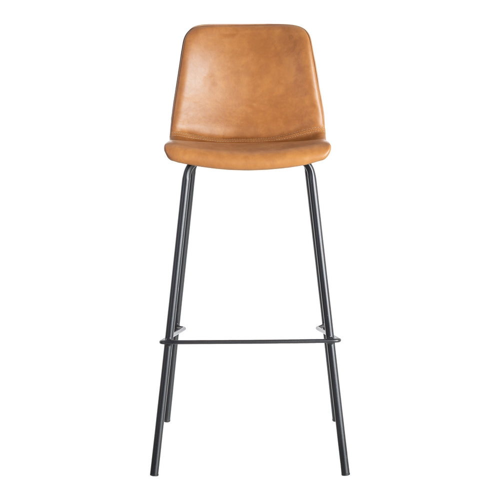 TABURETE CAMEL METAL / SIMIL PIEL 47 X 47 X 103 CM