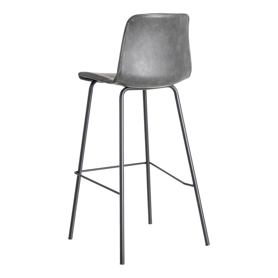 TABURETE NEGRO METAL / SIMIL PIEL 47 X 47 X 103 CM