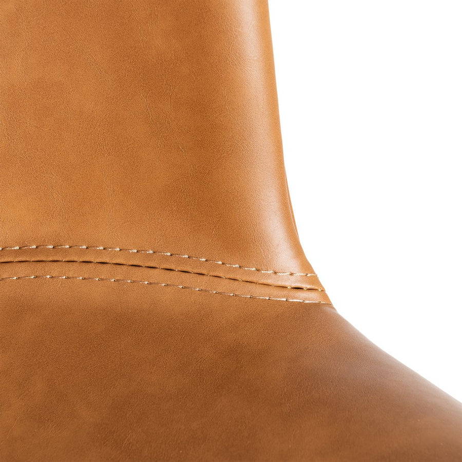 SILLA CAMEL METAL / SIMIL PIEL 53 X 51,50 X 76 CM