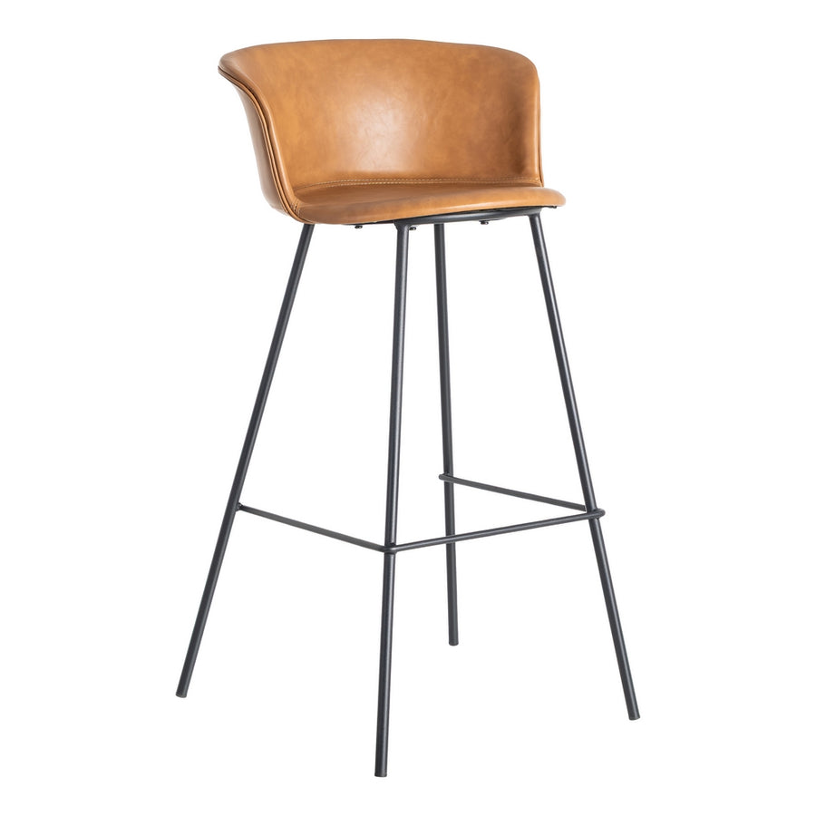 TABURETE CAMEL METAL / SIMIL PIEL 44,50 X 48,50 X 93,50 CM