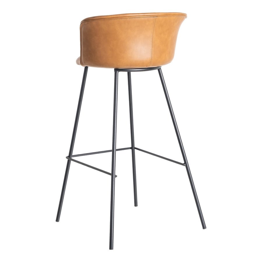 TABURETE CAMEL METAL / SIMIL PIEL 44,50 X 48,50 X 93,50 CM