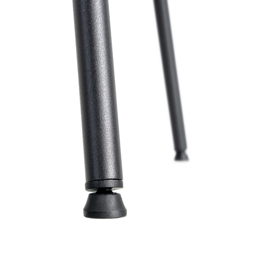 SILLA MARRÓN METAL / SIMIL PIEL 59 X 50,50 X 81,50 CM