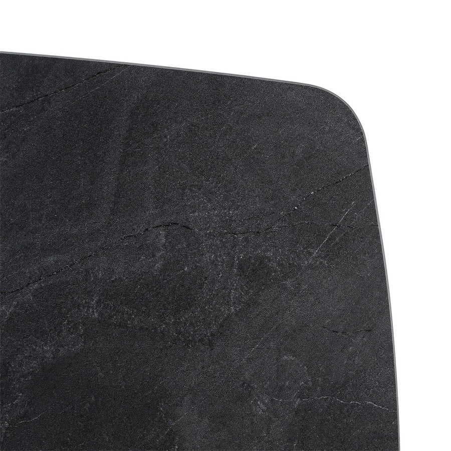 MESA CENTRO NEGRO PIEDRA SINTERIZADA 120 X 60 X 42 CM