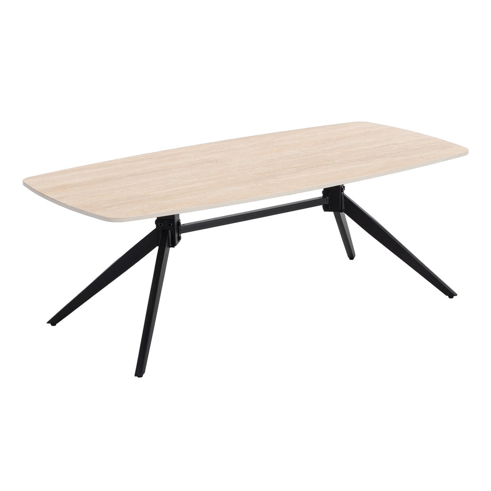 MESA CENTRO TRAVERTINO 120 X 60 X 42 CM
