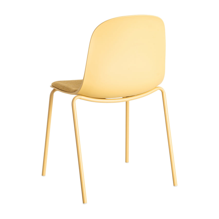 SILLA AMARILLO PP-METAL INTERIOR 46 X 51 X 85 CM