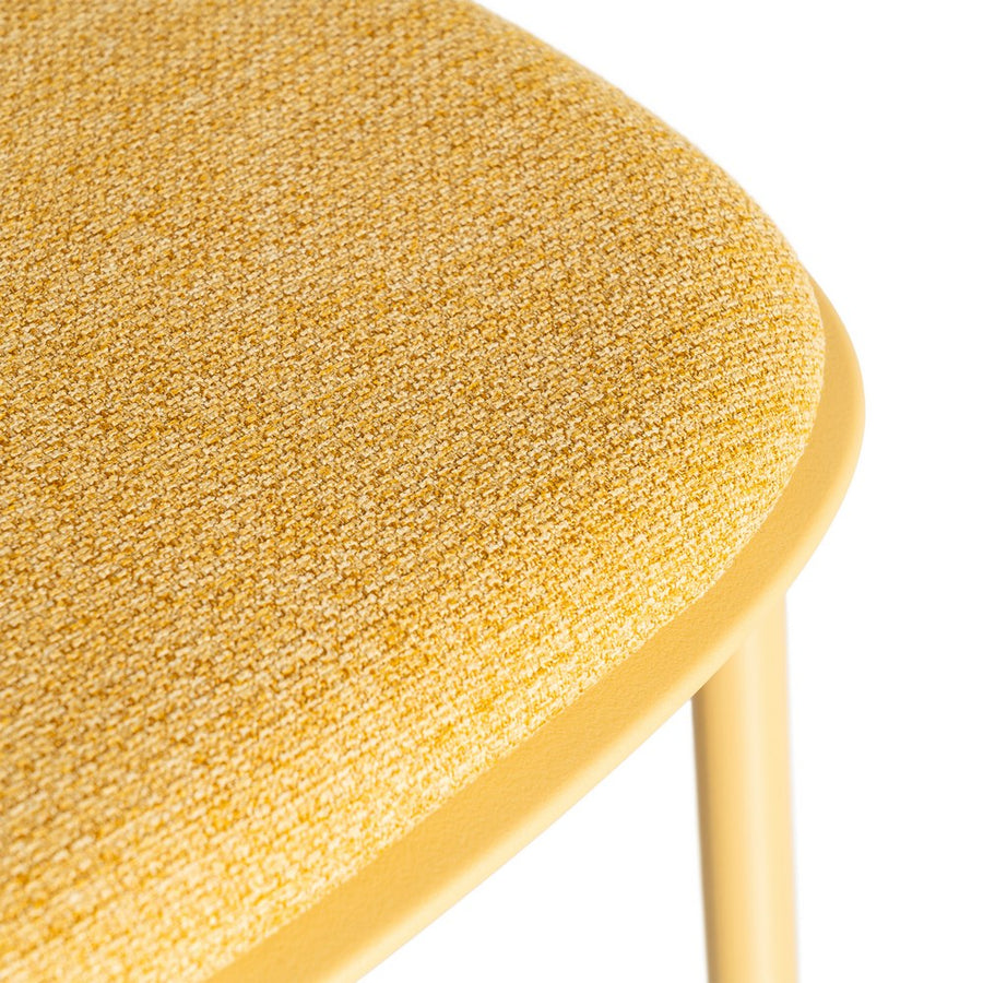 SILLA AMARILLO PP-METAL INTERIOR 46 X 51 X 85 CM